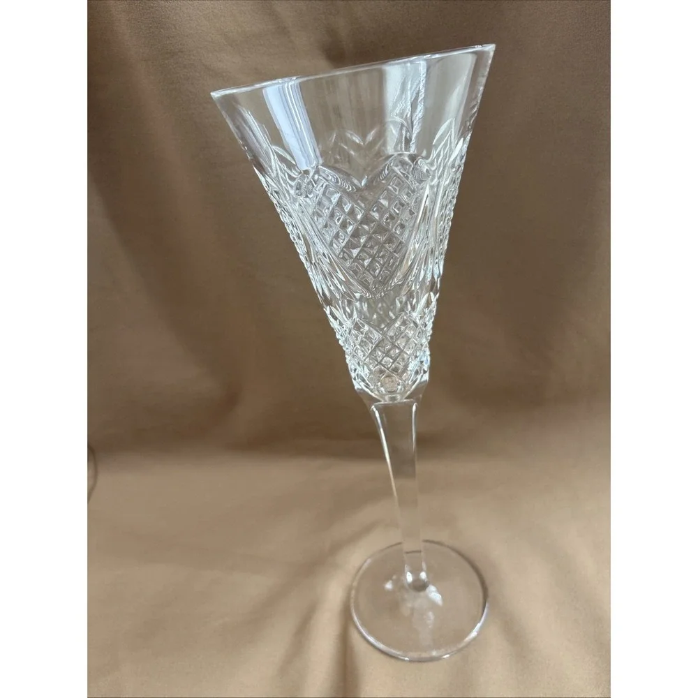 Waterford Celebration of Love Champagne Flute Irish Crystal